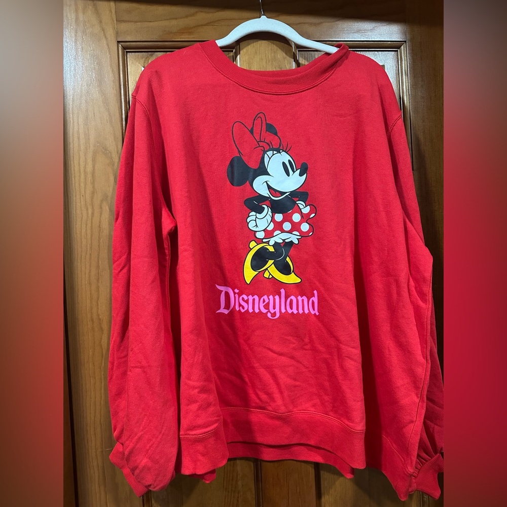 NWT Disney Parks Disneyland Minnie sweatshirt